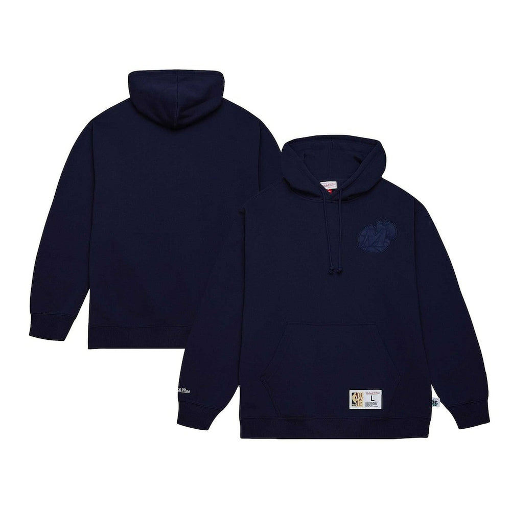 Dallas Mavericks Hardwood Classics Tonal Pullover Hoodie Navy - NBA