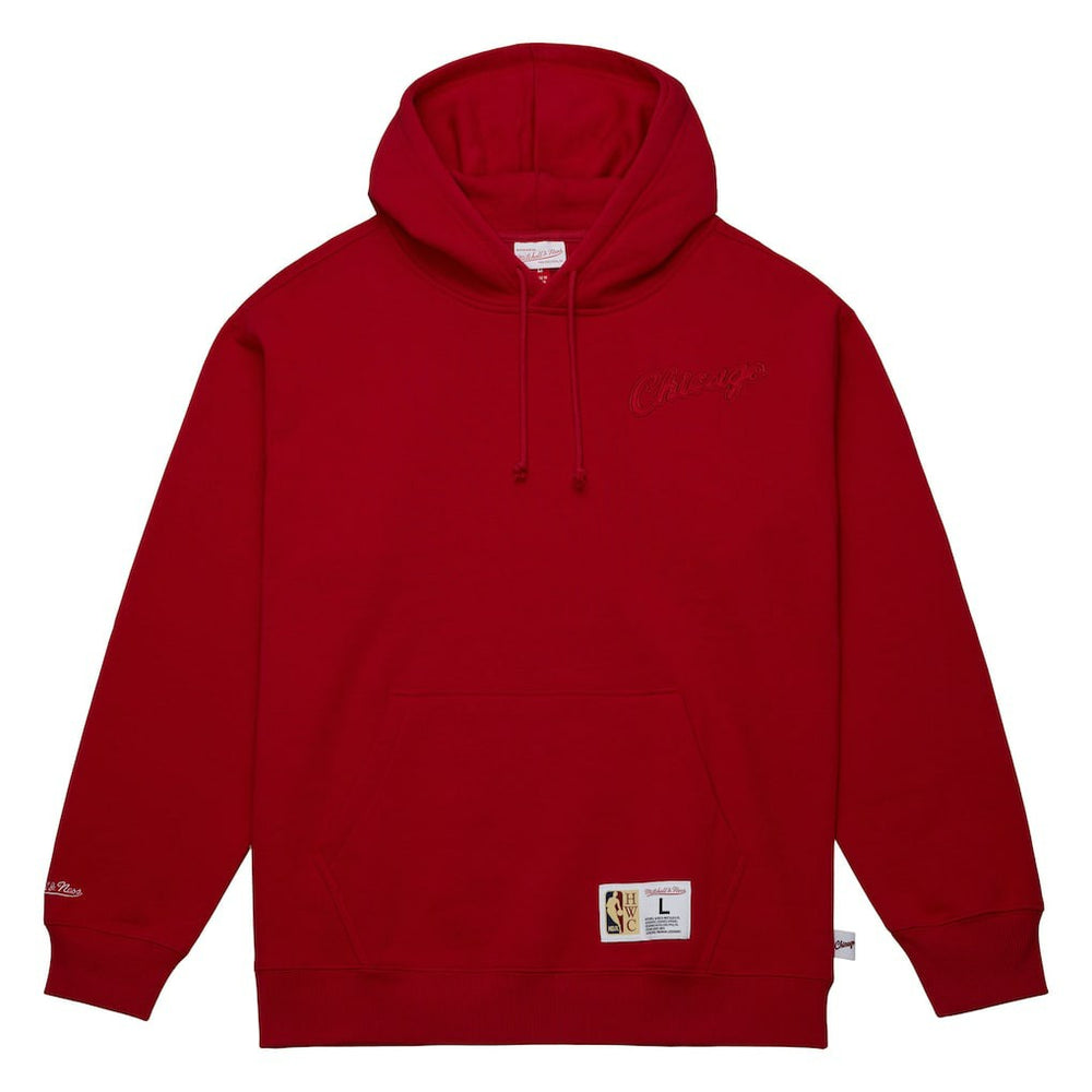 Chicago Bulls Hardwood Classics Tonal Pullover Hoodie Red - NBA