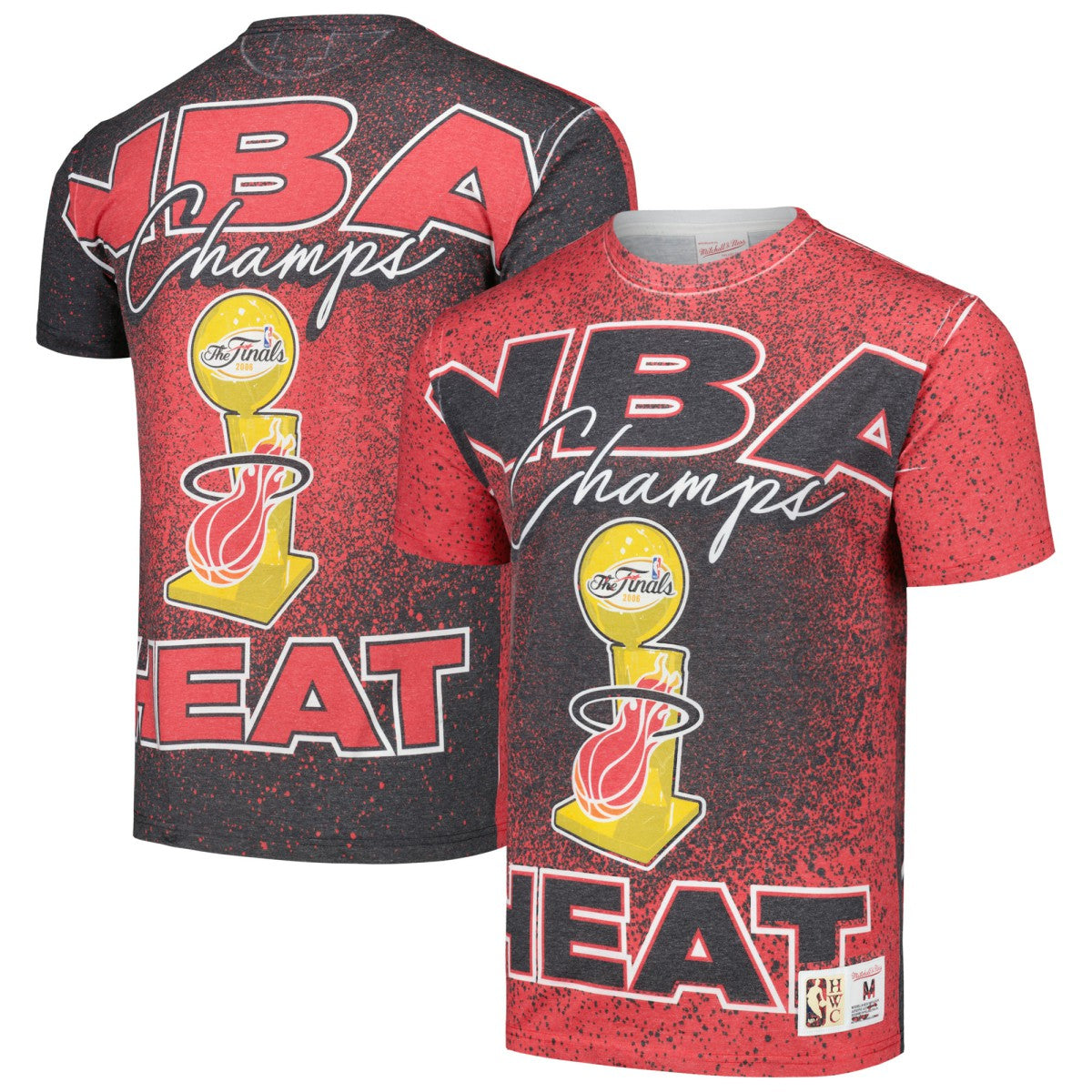 Miami Heat Hardwood Classics 2006 NBA Champions Champ City T-Shirt Red - NBA