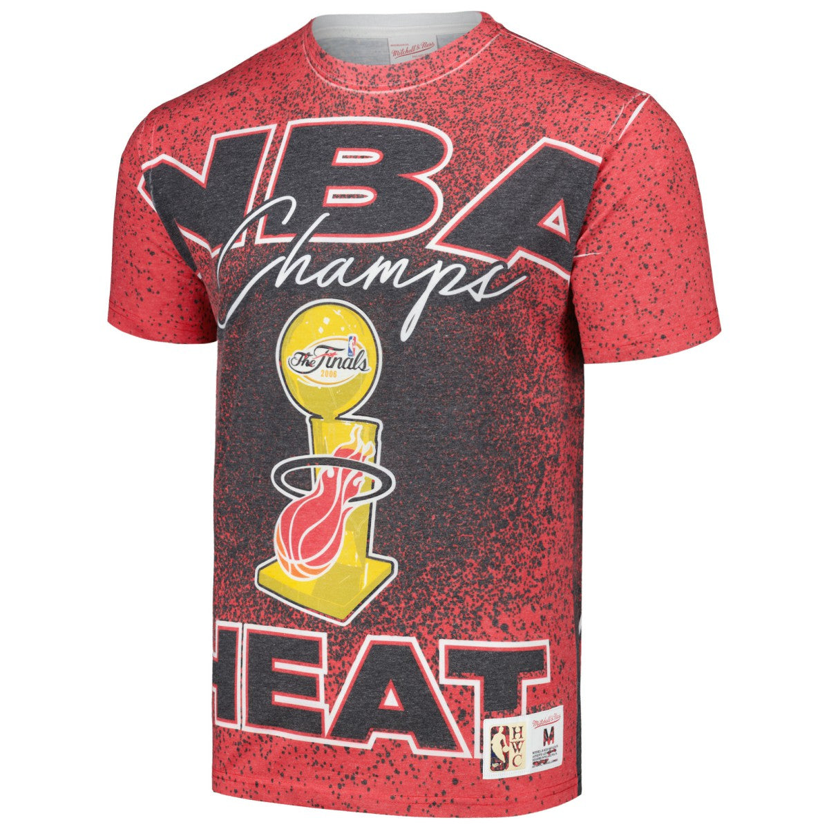 Miami Heat Hardwood Classics 2006 NBA Champions Champ City T-Shirt Red - NBA