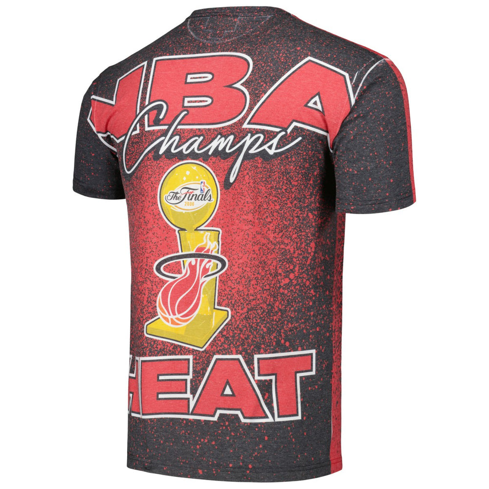 Miami Heat Hardwood Classics 2006 NBA Champions Champ City T-Shirt Red - NBA
