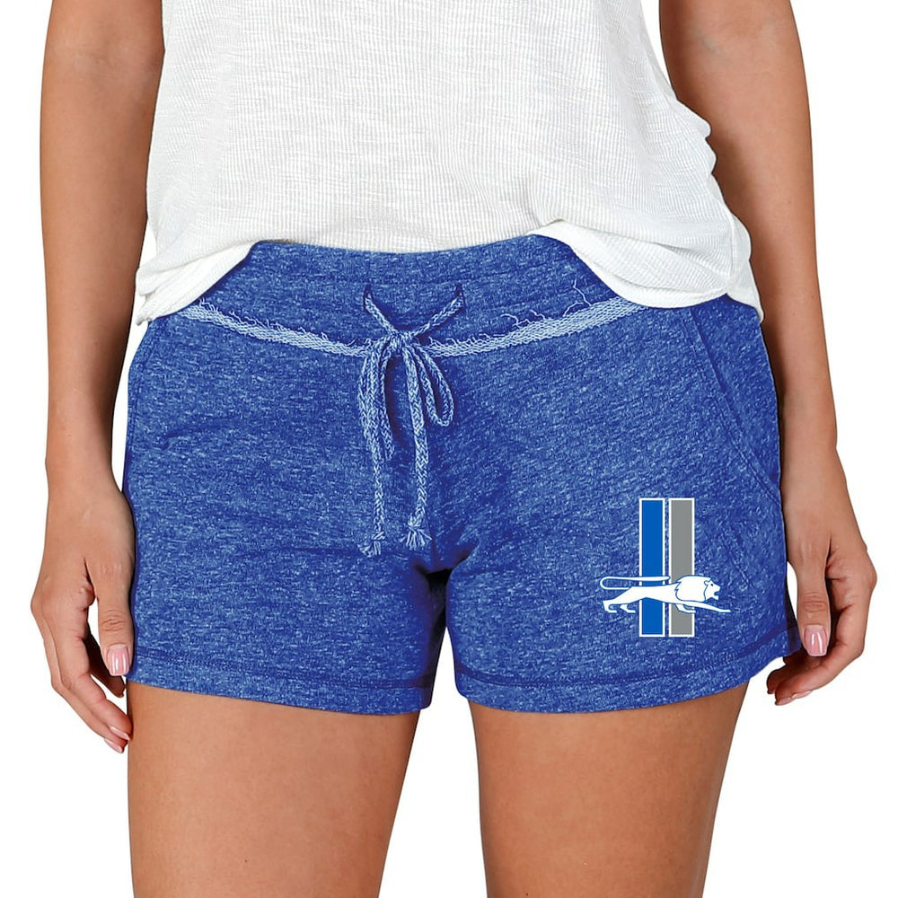 Detroit Lions Concepts Sport Women's Mainstream Terry Lounge Shorts Blue | NFL