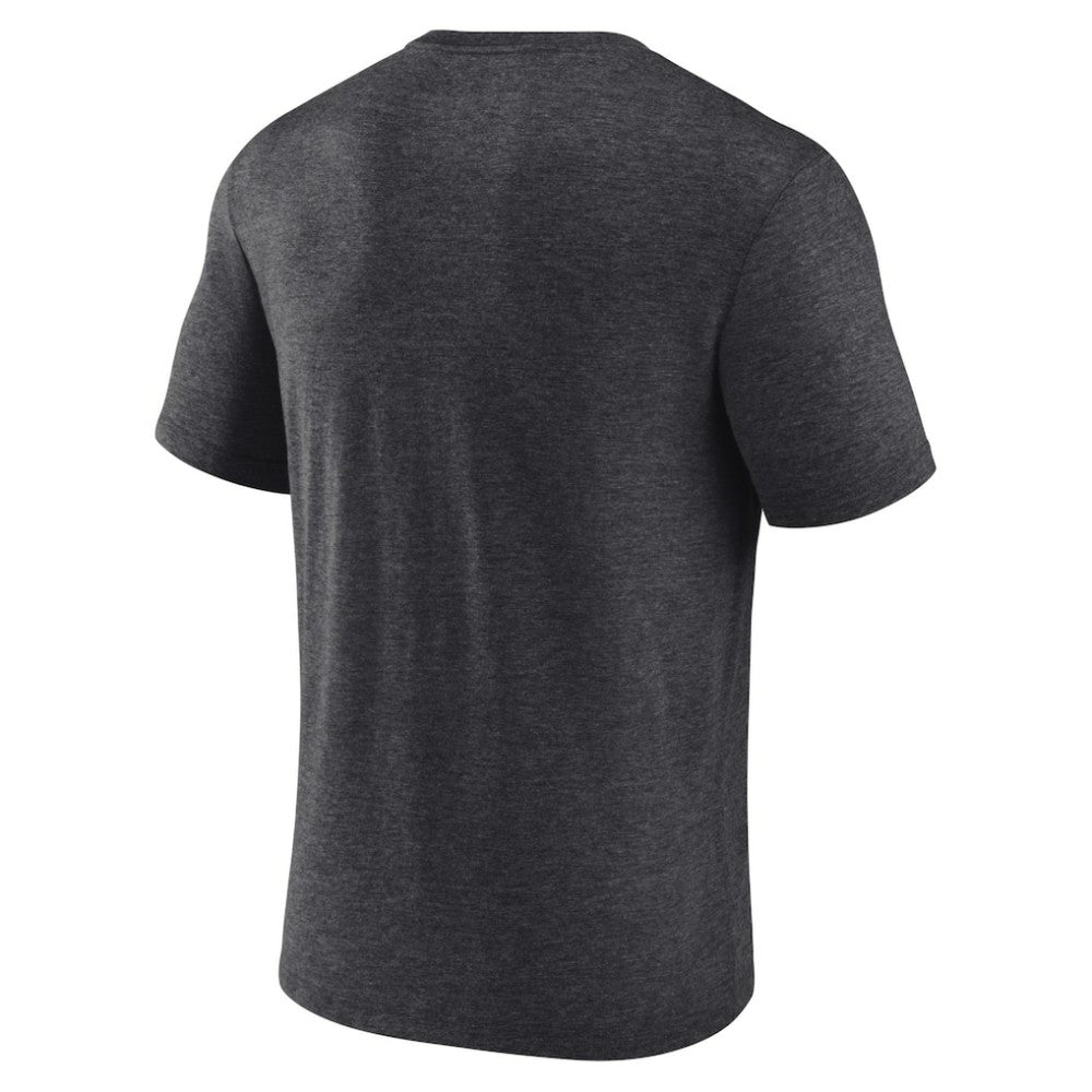 Boston Bruins Fanatics Centennial Hockey Tri-Blend T-Shirt - Heather Charcoal - NHL