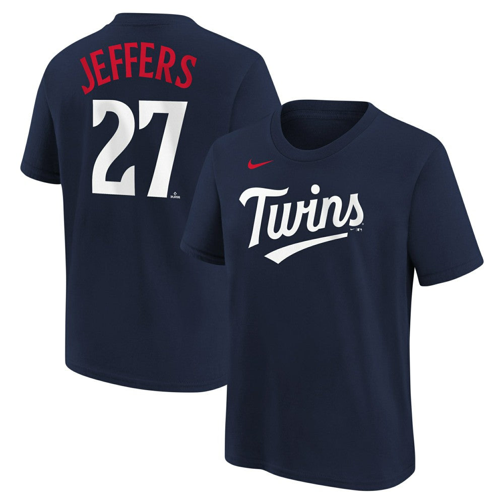 Ryan Jeffers Minnesota Twins Nike Youth Name & Number T-Shirt - MLB