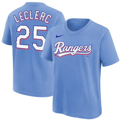 Jose Leclerc Texas Rangers Nike Youth Name & Number T-Shirt - MLB