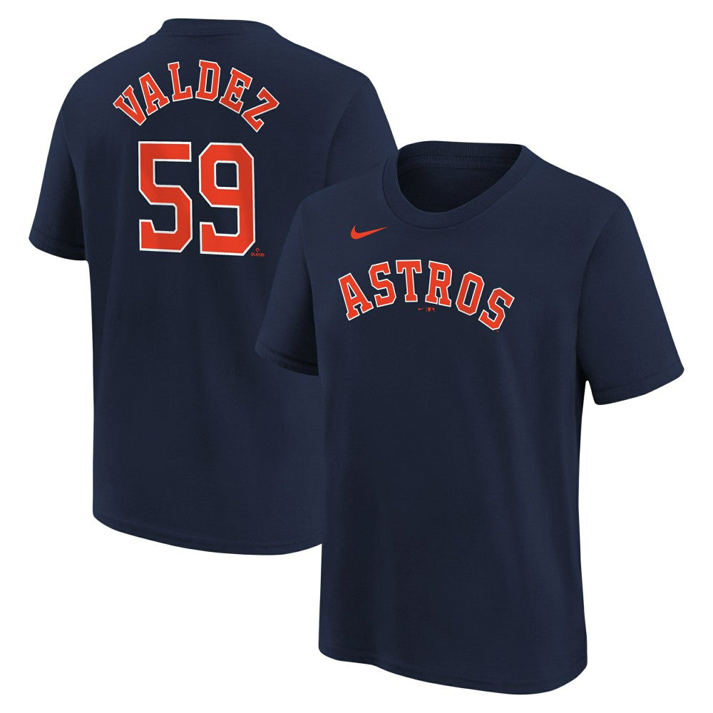 Framber Valdez Houston Astros Nike Youth Name & Number T-Shirt - MLB