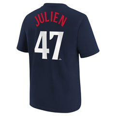 Edouard Julien Minnesota Twins Nike Youth Name & Number T-Shirt - MLB