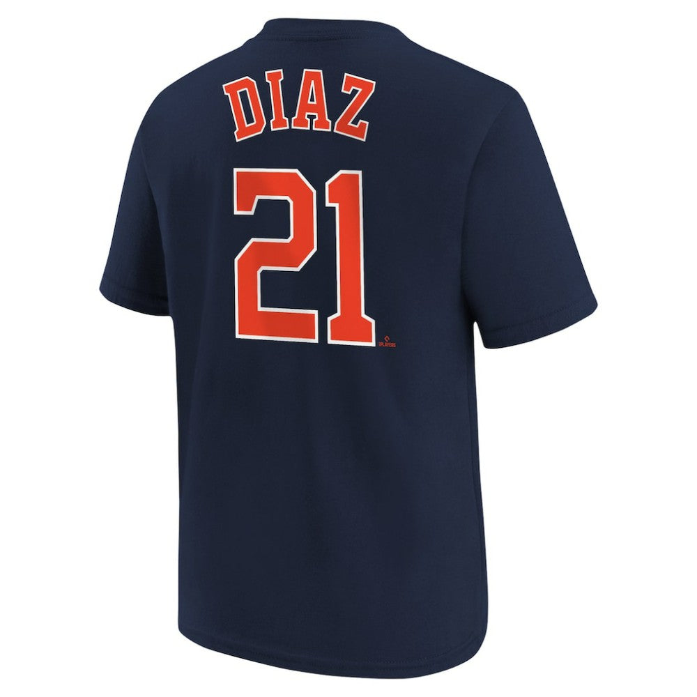Yainer Diaz Houston Astros Nike Youth Name & Number T-Shirt - MLB