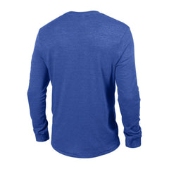 St. Louis Blues Champion Multi-Logo Tri-Blend Long Sleeve T-Shirt - Heather Blue - NHL