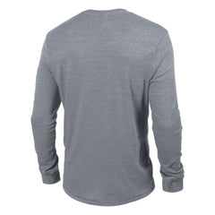 Seattle Kraken Champion Tri-Blend Dual-Stripe Long Sleeve T-Shirt - Heather Gray - NHL