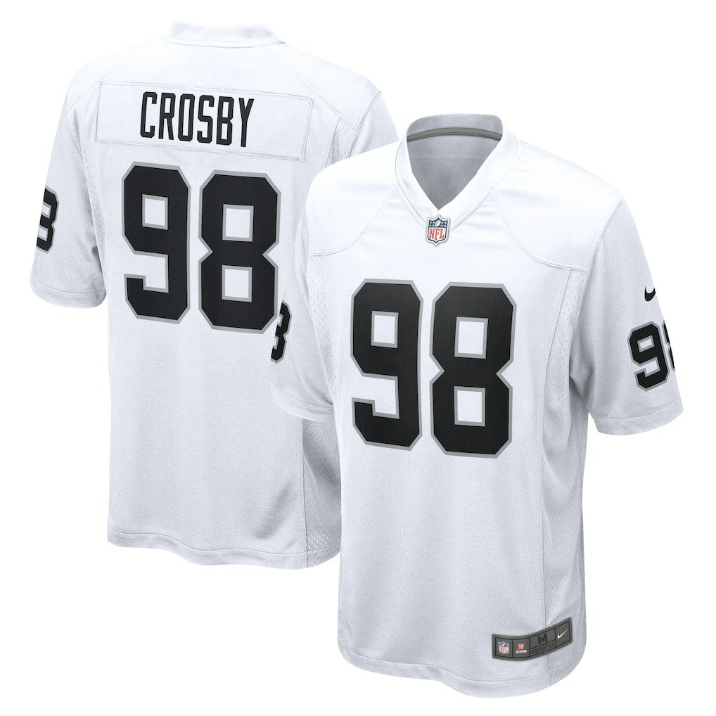 Maxx Crosby Las Vegas Raiders Game Jersey White | Nike for Sale