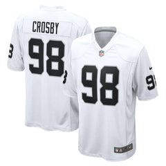Maxx Crosby Las Vegas Raiders Game Jersey White | Nike for Sale