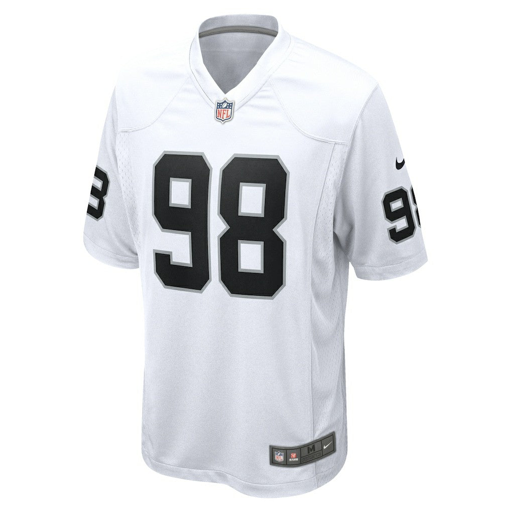 Maxx Crosby Las Vegas Raiders Game Jersey White | Nike for Sale