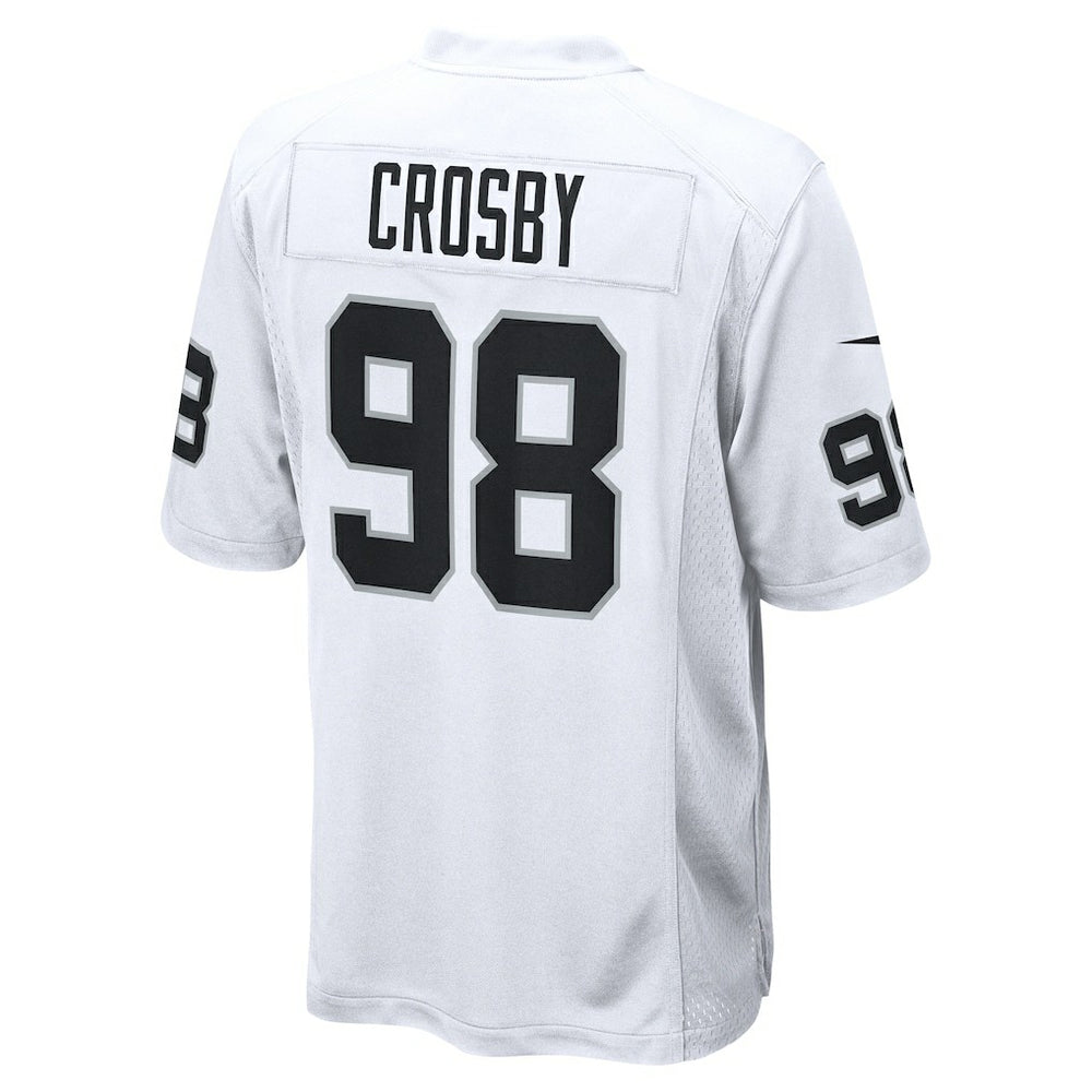 Maxx Crosby Las Vegas Raiders Game Jersey White | Nike for Sale