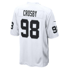 Maxx Crosby Las Vegas Raiders Game Jersey White | Nike for Sale