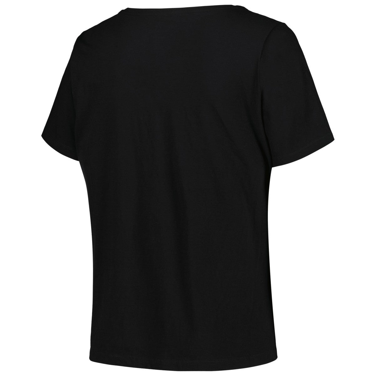 Phoenix Suns Profile Women's Plus Size Arch Over Logo V-Neck T-Shirt Black - NBA