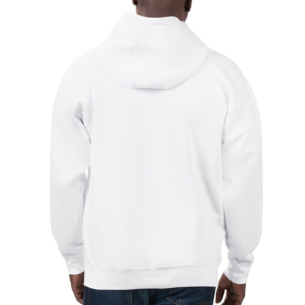 Miami Dolphins Starter Unisex Name Drop Logo Pullover Hoodie White | NFL