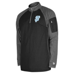 San Francisco Giants New Era Father's Day Raglan Quarter-Zip Top - MLB