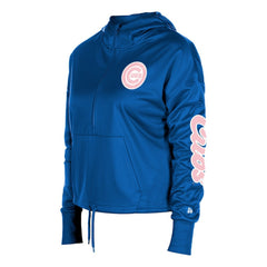 Chicago Cubs New Era Women's Half-Zip Hoodie - MLB