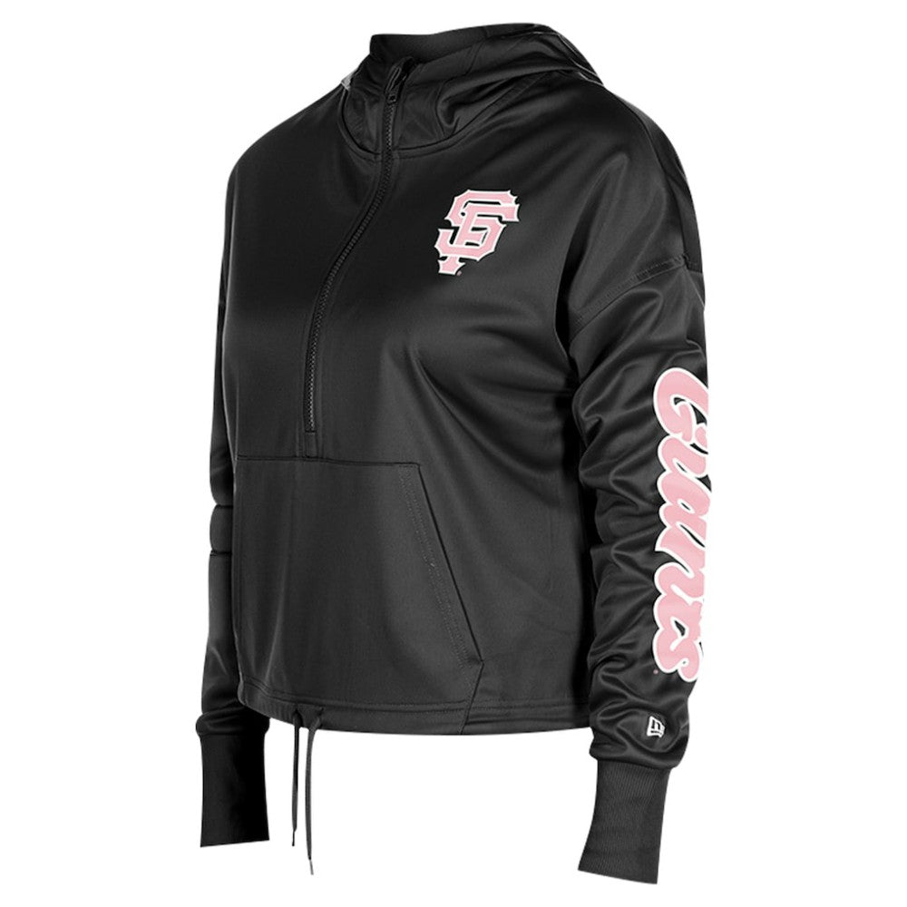 San Francisco Giants New Era Women's Half-Zip Hoodie - MLB