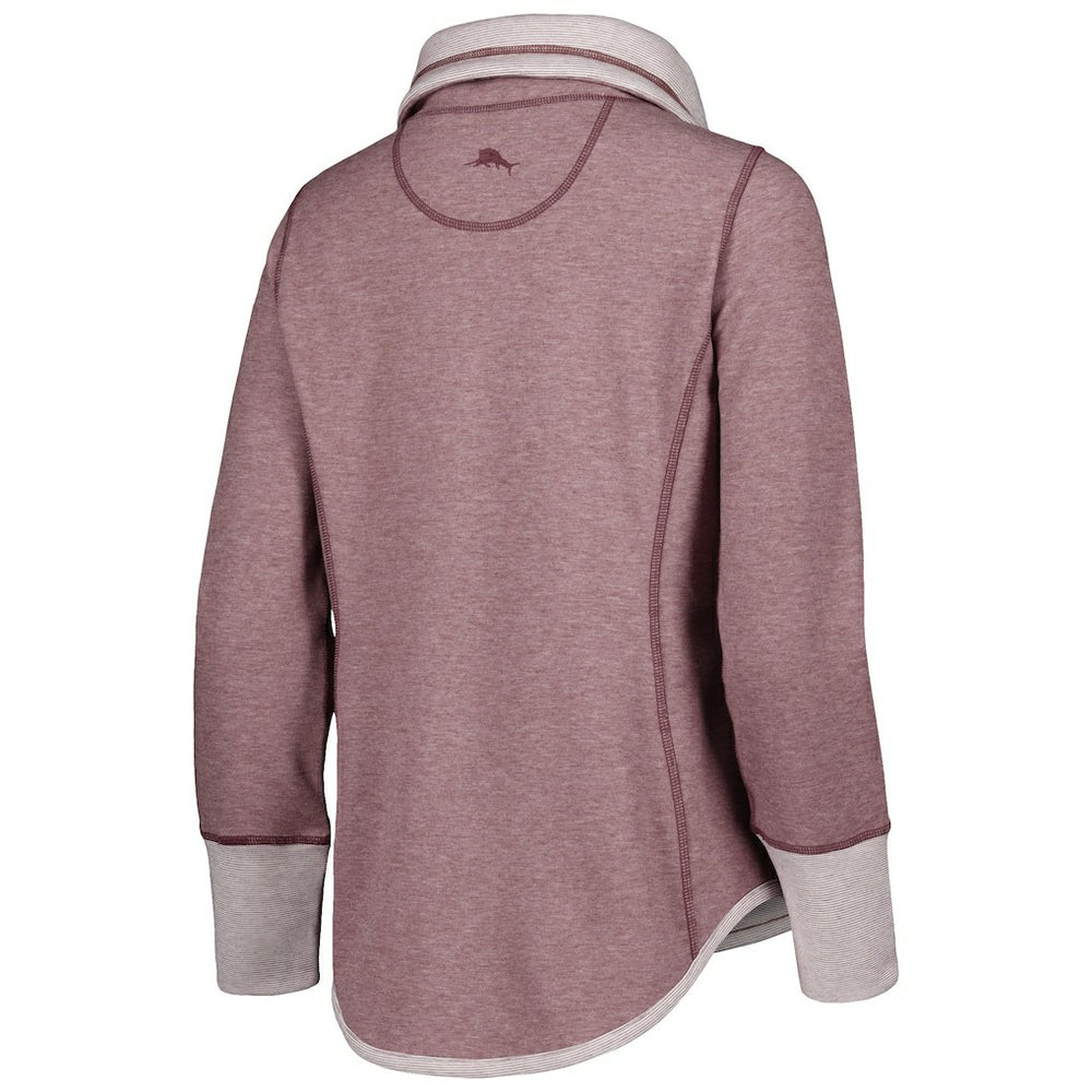 Washington Commanders Women's Sport Sun Fade Full-Zip Sweatshirt Burgundy | Tommy Bahama