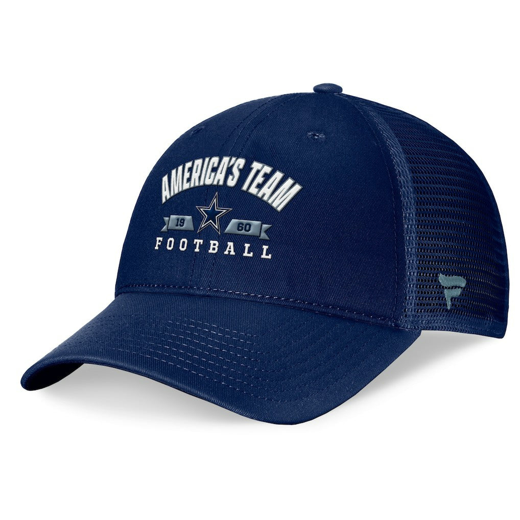 Dallas Cowboys Fundamentals Timeout Trucker Adjustable Hat Navy | Fanatics