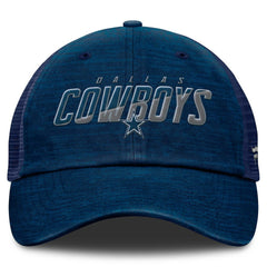 Dallas Cowboys Fundamentals Challenge Trucker Adjustable Hat Navy | Fanatics