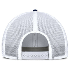 Dallas Cowboys Fundamentals Flawless Stripe Trucker Adjustable Hat White/Navy | Fanatics