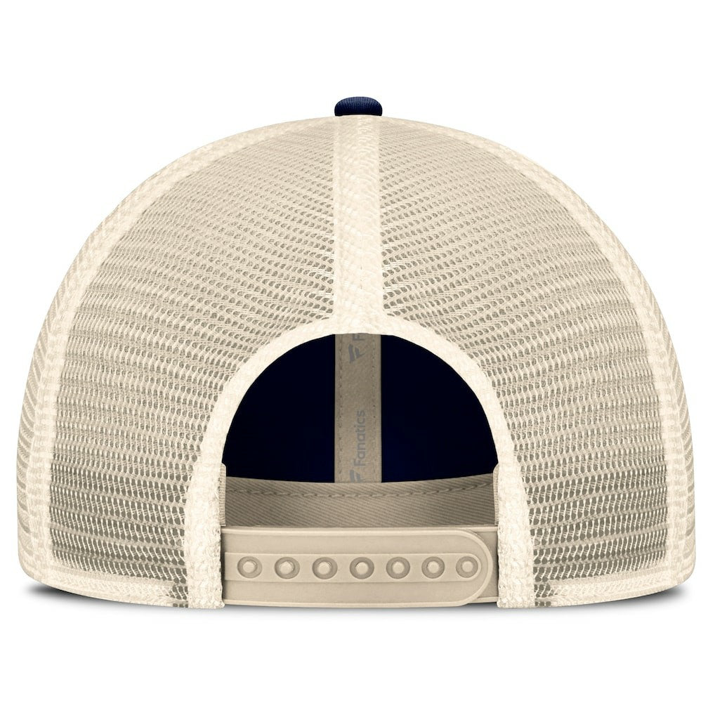 Dallas Cowboys Retro Fundamentals Stripes Trucker Adjustable Hat Navy/Natural | Fanatics