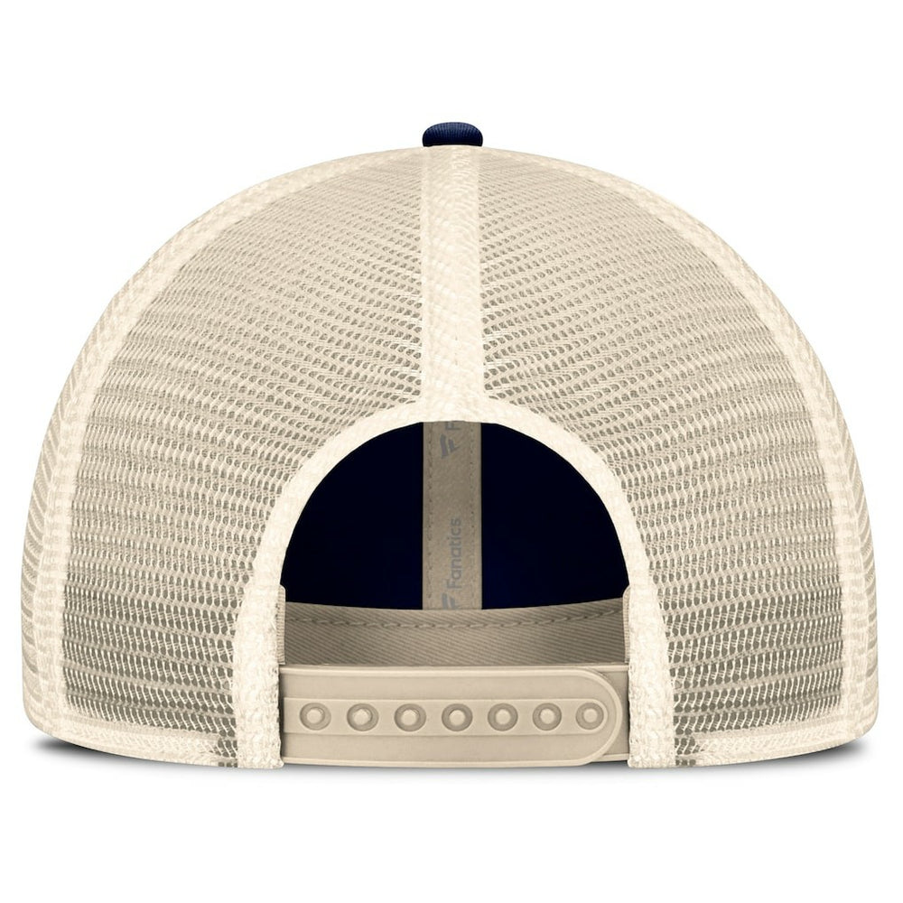 Dallas Cowboys Retro Fundamentals Stripes Trucker Adjustable Hat Navy/Natural | Fanatics