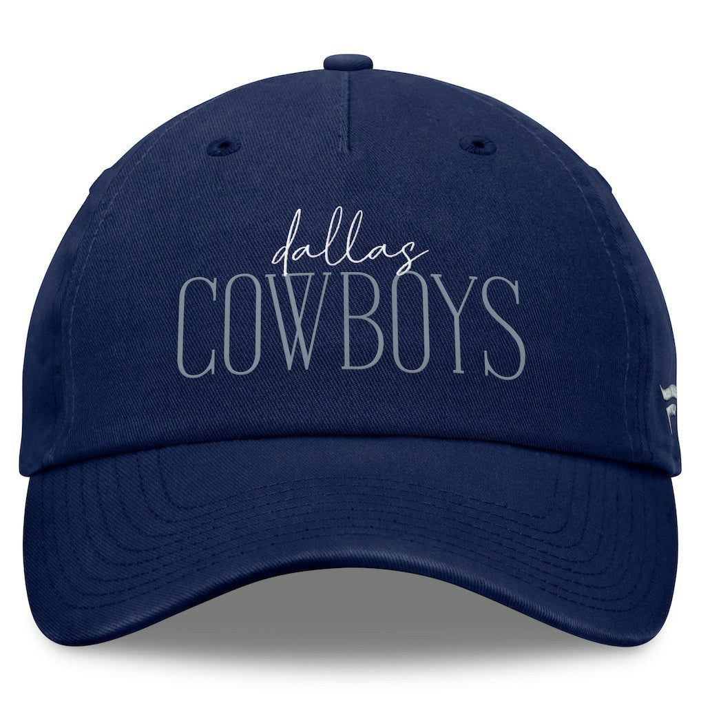 Dallas Cowboys Women's Fundamentals Review Adjustable Hat Navy | Fanatics