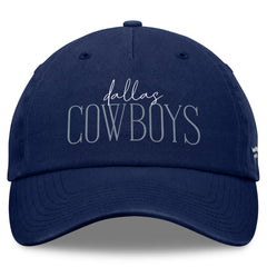 Dallas Cowboys Women's Fundamentals Review Adjustable Hat Navy | Fanatics