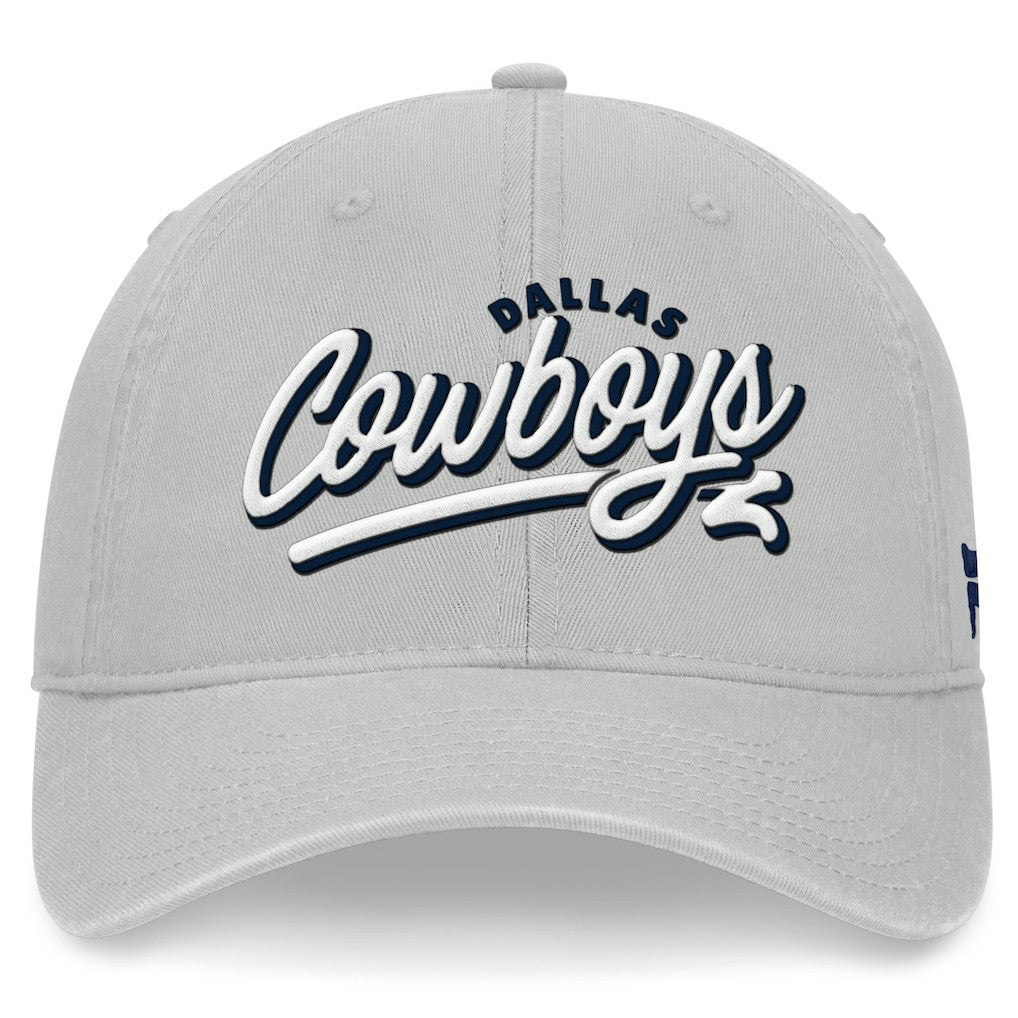 Dallas Cowboys Women's Rustic Kickoff Adjustable Hat  Gray | Fanatics