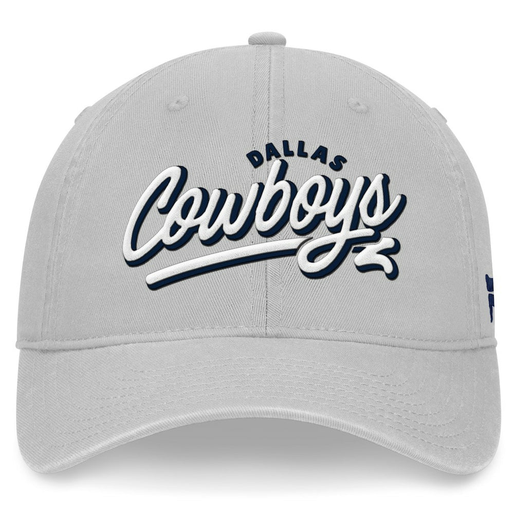 Dallas Cowboys Women's Rustic Kickoff Adjustable Hat  Gray | Fanatics
