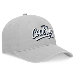 Dallas Cowboys Women's Rustic Kickoff Adjustable Hat  Gray | Fanatics