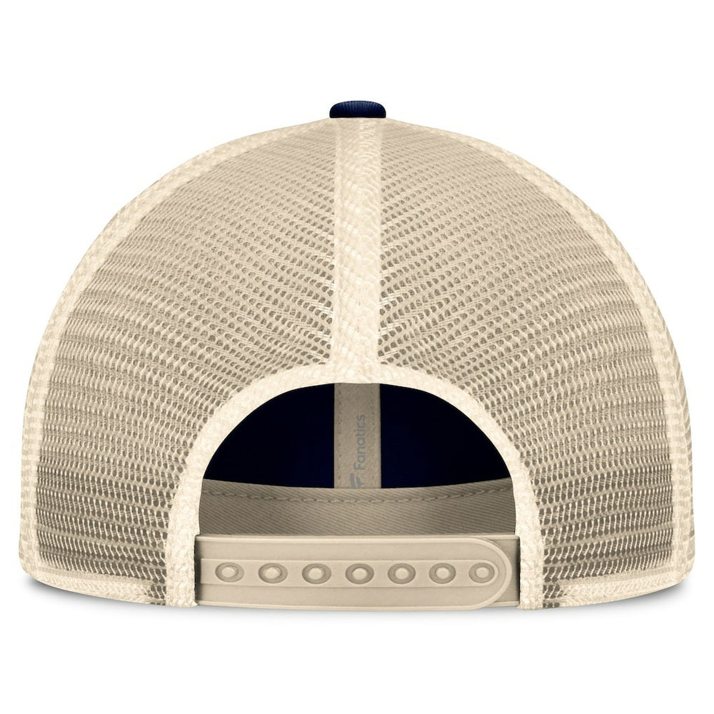 Dallas Cowboys Heritage Facemask Trucker Adjustable Hat Navy/Natural | Fanatics