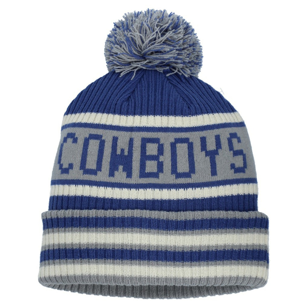 Dallas Cowboys Heritage Blindside Cuffed Knit Hat with Pom Navy | Fanatics