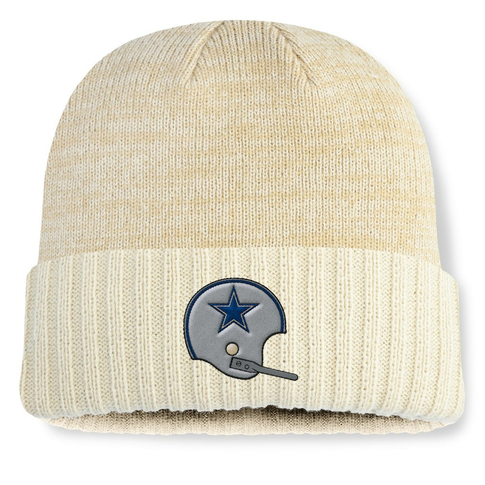 Dallas Cowboys Heritage Block Cuffed Knit Hat Cream | Fanatics