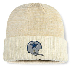 Dallas Cowboys Heritage Block Cuffed Knit Hat Cream | Fanatics