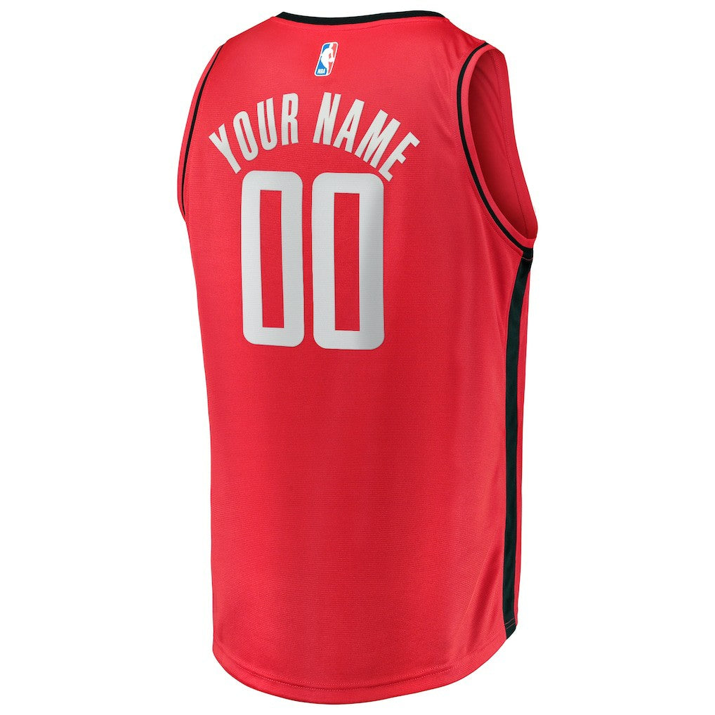 Houston Rockets Fast Break Custom Replica Jersey Icon Edition - Red - NBA