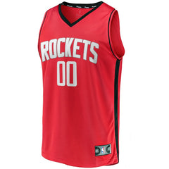 Houston Rockets Youth Fast Break Custom Replica Jersey Icon Edition - Red - NBA