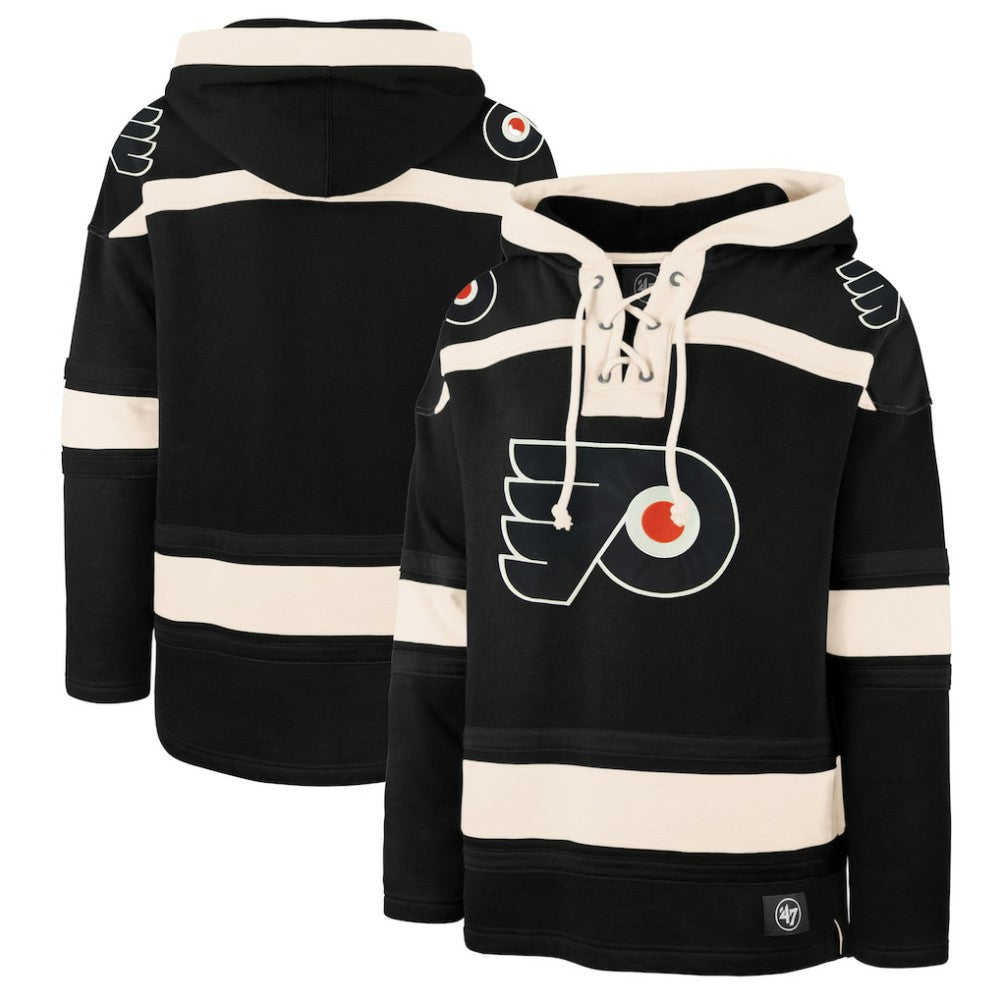Philadelphia Flyers '47 Superior Lacer Hoodie - Black - NHL