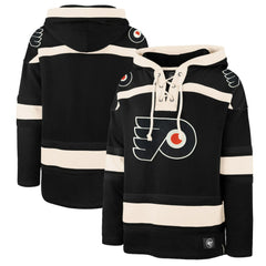 Philadelphia Flyers '47 Superior Lacer Hoodie - Black - NHL