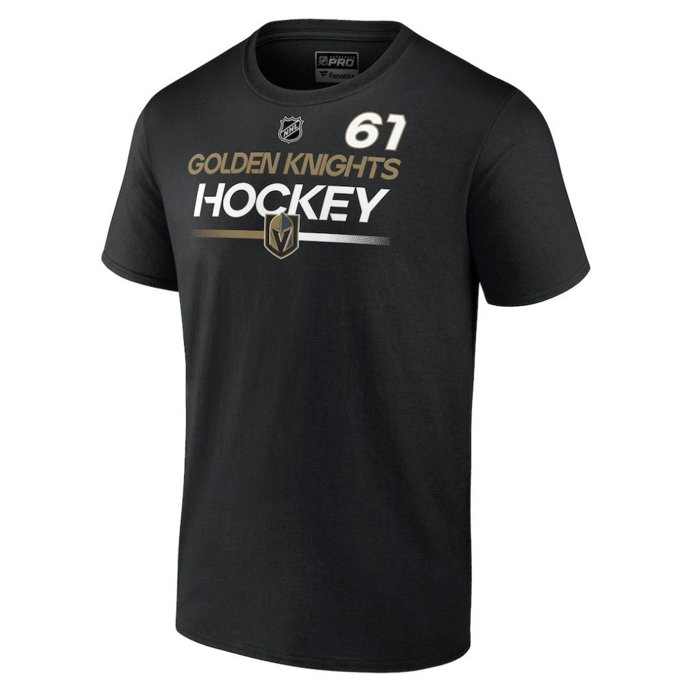 Mark Stone Vegas Golden Knights Fanatics  Authentic Pro Prime Name & Number T-Shirt - Black - NHL
