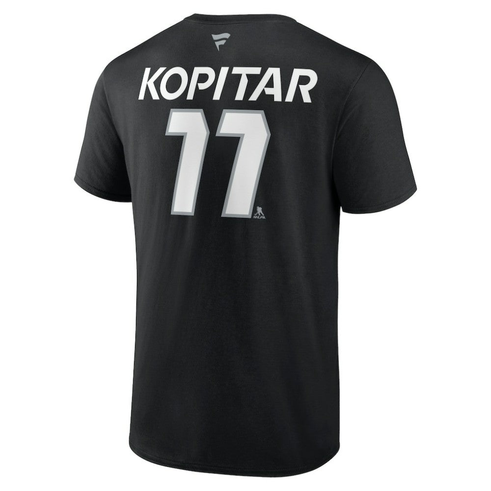 Anze Kopitar Los Angeles Kings Fanatics  Authentic Pro Prime Name & Number T-Shirt - Black - NHL