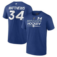 Auston Matthews Toronto Maple Leafs Fanatics  Authentic Pro Prime Name & Number T-Shirt - Blue - NHL
