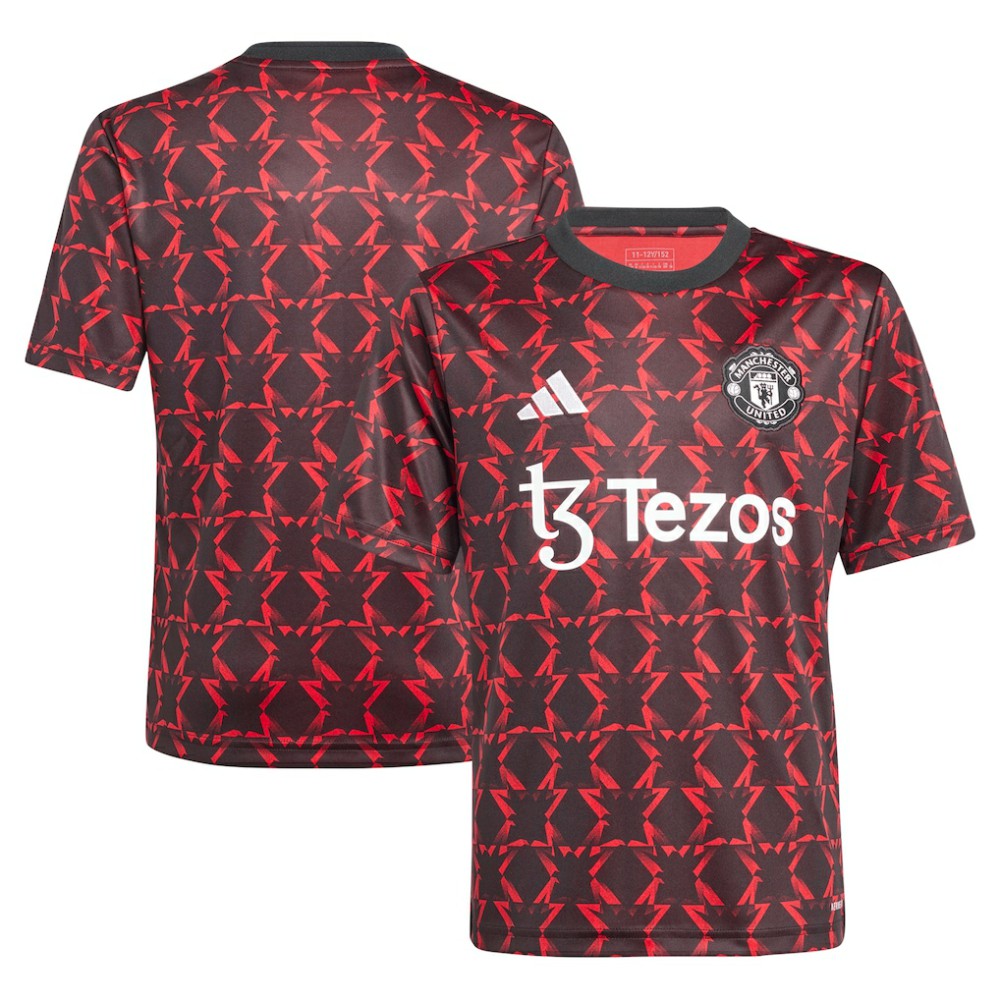 Manchester United Youth 2024/25 Pre-Match Top Black | Adidas online