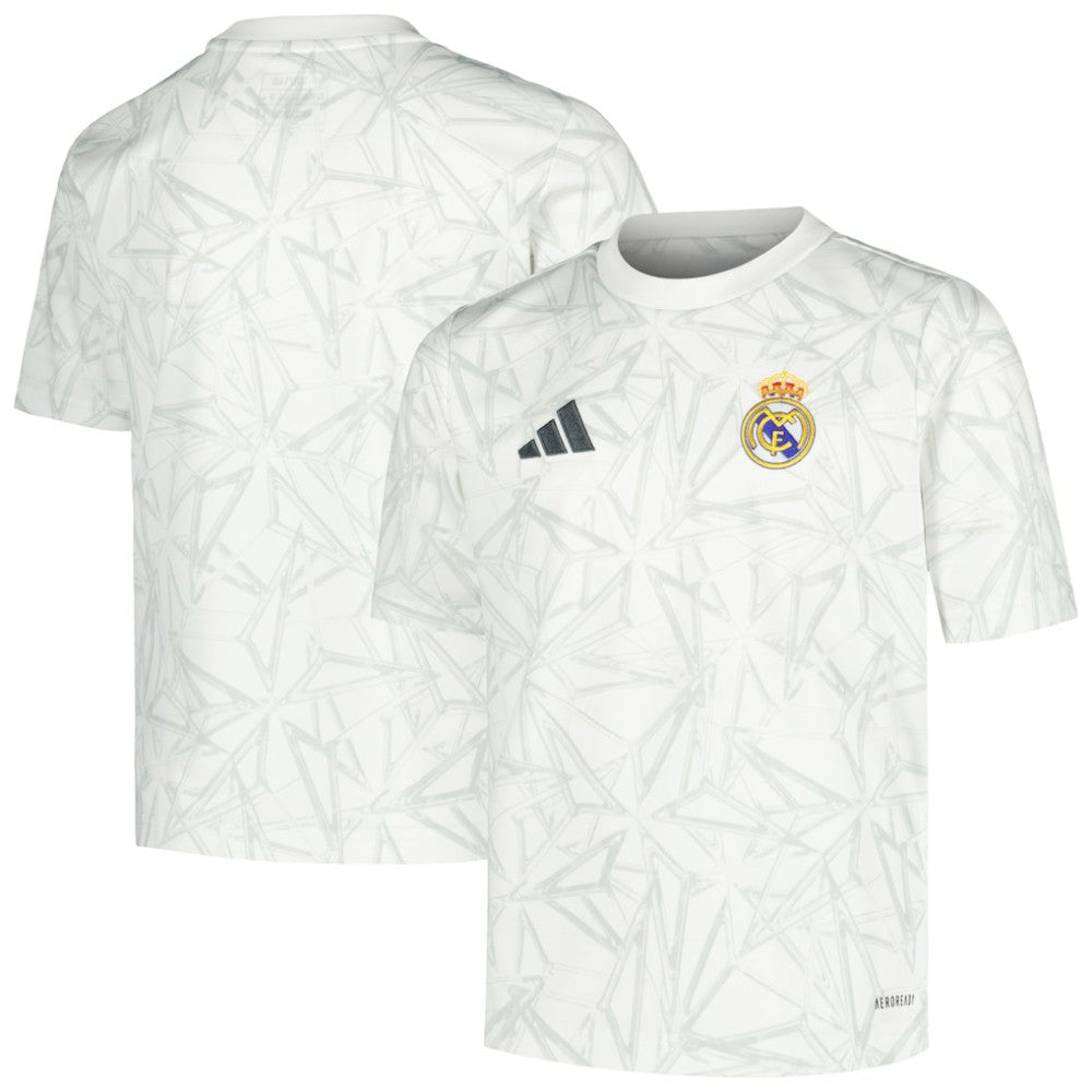 Real Madrid Youth 2024/25 Pre-Match Top White | Adidas Sale