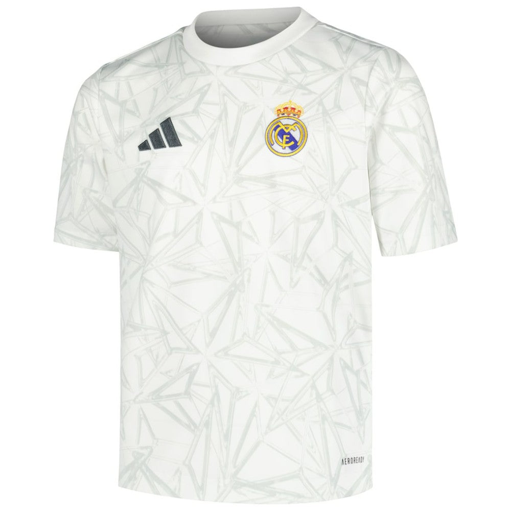 Real Madrid Youth 2024/25 Pre-Match Top White | Adidas Sale