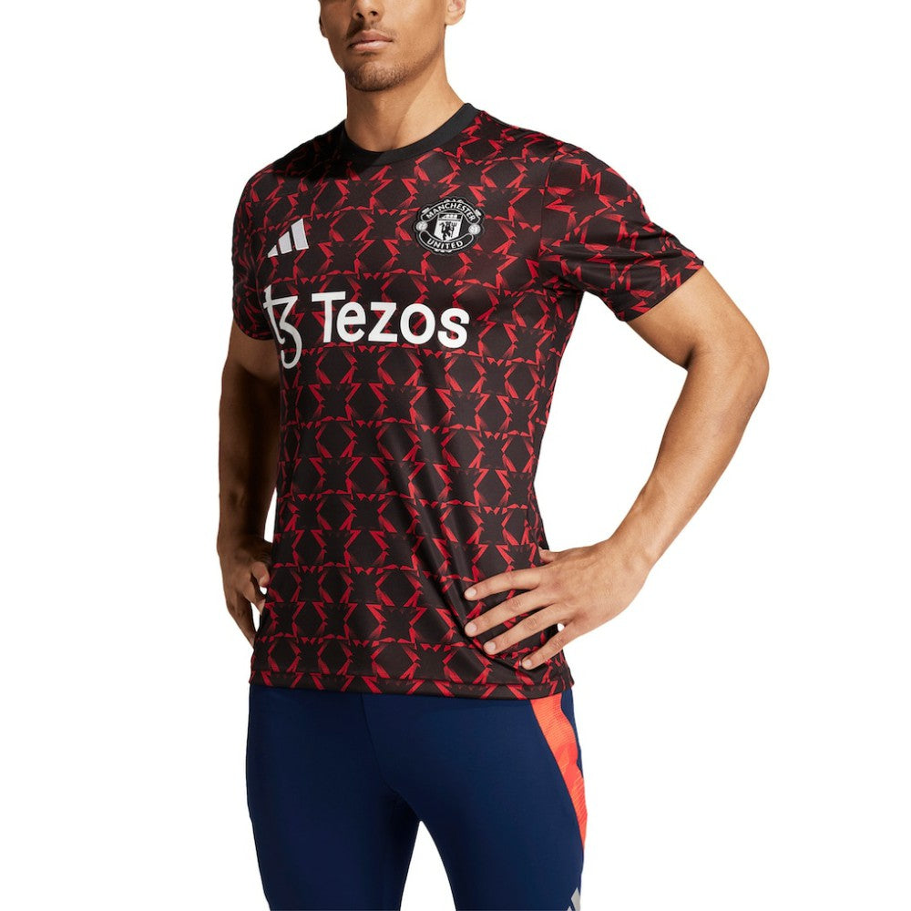 Manchester United 2024/25 Pre-Match Top Black | Adidas Online